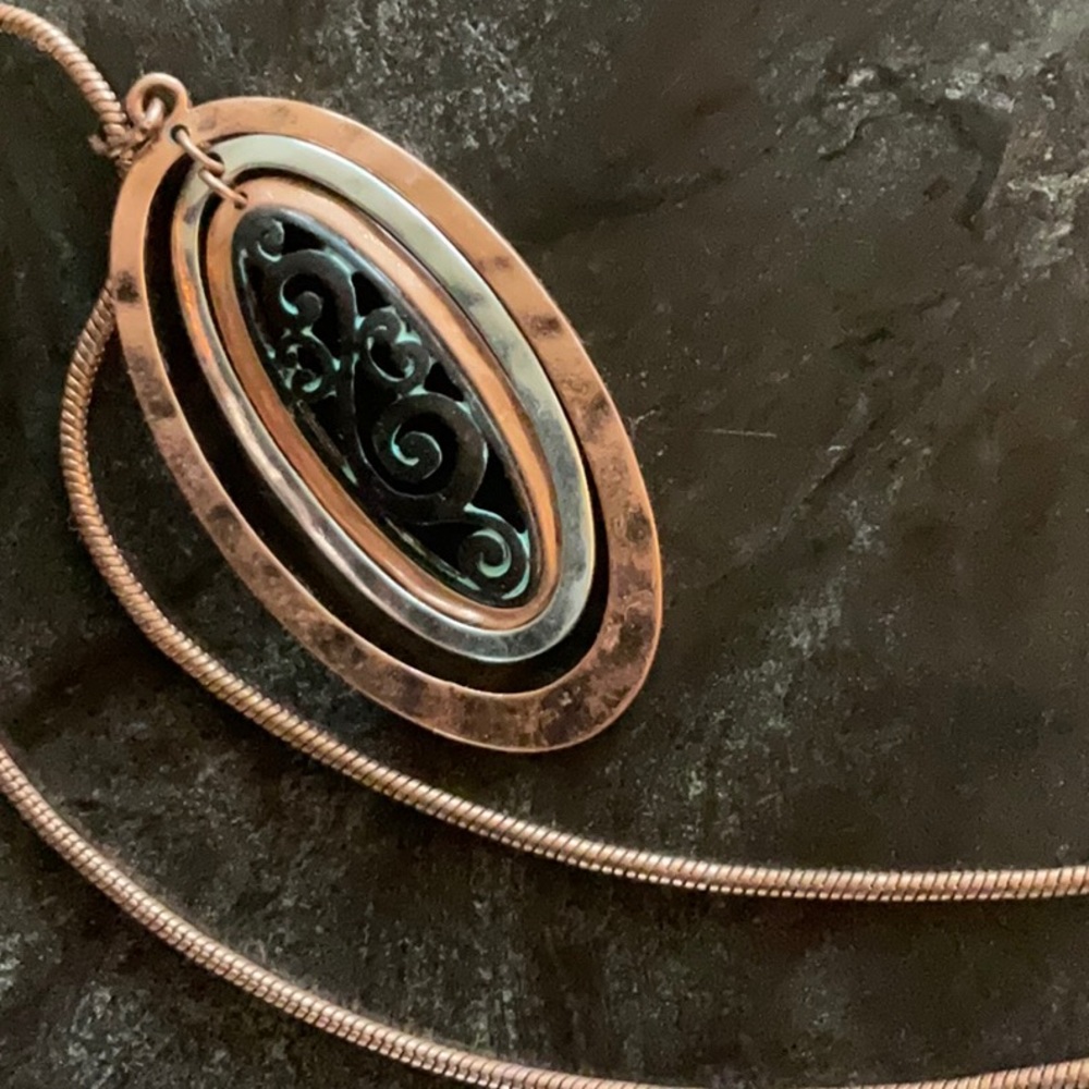 Mixed metal necklace